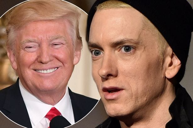 Trump Challenges Eminem to Rap Battle