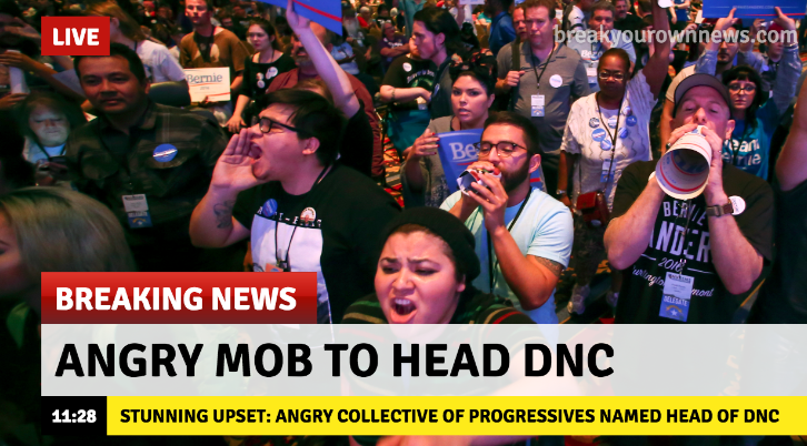 Mob of Angry Progressives Named Head of DNC