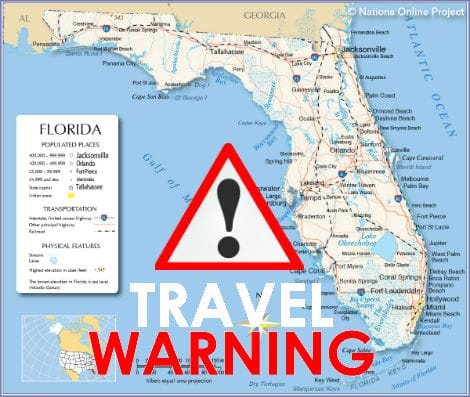Federal Government Issues Travel Warning For Florida