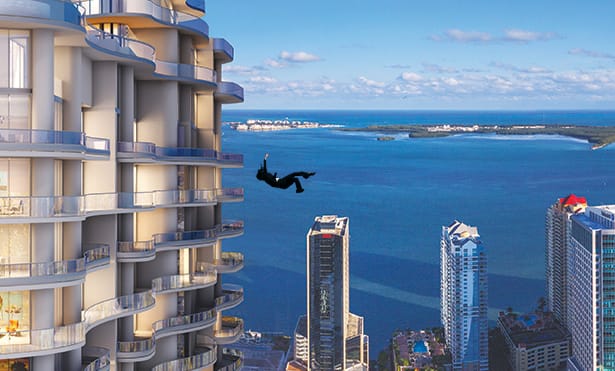 Brickell Residents Discover Jumping to Their Death Is Quicker Than Taking the Elevator