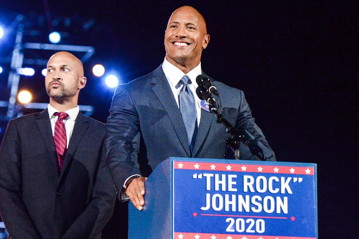 The Rock is Running For President and Satire is Dead.