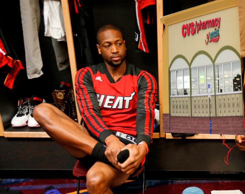 Dwyane Wade Returns to Miami Heat—Finds Old Locker Converted into 'CVS y Mas'