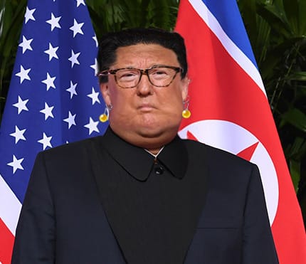 Trump Merges with Kim Jong-un